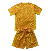 Maglia Calcio Paesi Bassi Portiere Seconda Divisa Bambino Europei 2024 Manica Corta (+ pantaloncini)